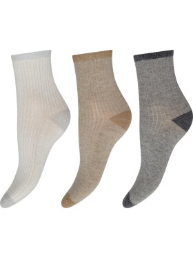 Decoy 3-pak - grå/sand/hvid - Strømper & strømpebukser - Decoy Decoy 3-pak - grå/sand/hvid - Strømper & strømpebukser - Decoy