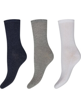 Decoy 3-pak - blå/grå/hvid - Strømper & strømpebukser - Decoy Decoy 3-pak - blå/grå/hvid - Strømper & strømpebukser - Decoy