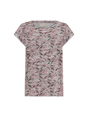Soyaconcept T-Shirt - rødmix - Dame - T-shirts - Soyaconcept 