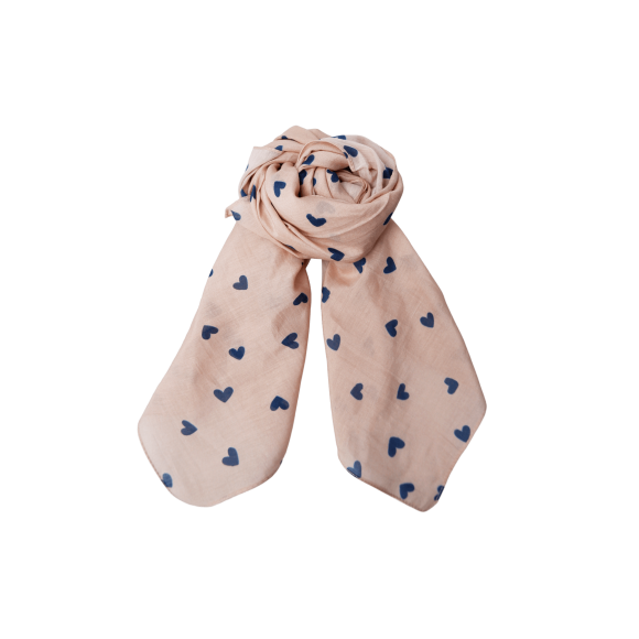 Black Colour Tørklæde - sand/hjerte - Tørklæder - Black Colour
