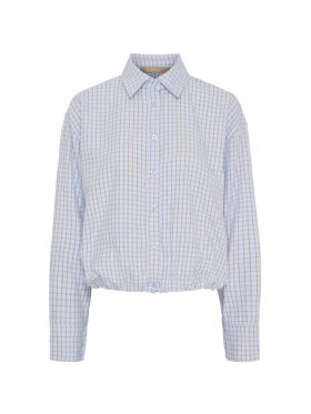 Marta Skjorte - blå tern - Skjorter til kvinder - MARTA