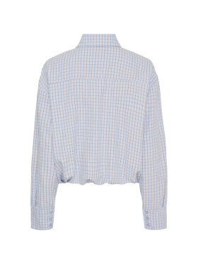 Marta Skjorte - blå tern - Skjorter til kvinder - MARTA