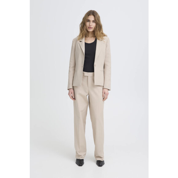 Pulz buks Bindy Wide - Cashmere - Dame - Bukser  - PULZ Jeans