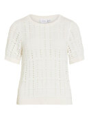 Vila Strik k/æ - hvid - Lækre striktrøjer til kvinder - VILA