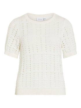 Vila Strik k/æ - hvid - Lækre striktrøjer til kvinder - VILA