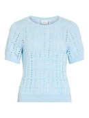 Vila Strik k/æ - lysblå - Lækre striktrøjer til kvinder - VILA