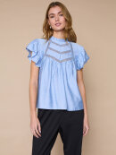 Love & Divine Bluse - mid blå - Dame - Bluser - love & divine
