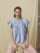 Love & Divine Bluse - mid blå - Dame - Bluser - love & divine