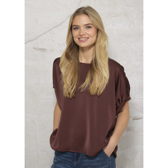 Prepair Bluse - Bordeaux - Dame - Bluser - PREPAIR Prepair Bluse - Bordeaux - Dame - Bluser - PREPAIR