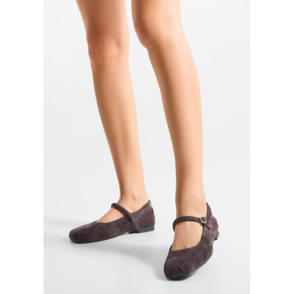 Woden ballerina - chocolate - Dame - Sko - Woden