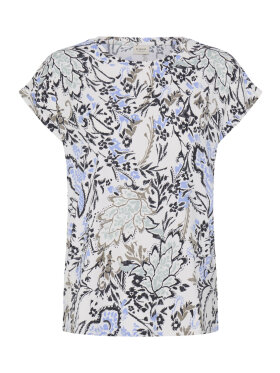 Fransa t-shirt - blå/mint/off - Dame - T-shirts - FRANSA Fransa t-shirt - blå/mint/off - Dame - T-shirts - FRANSA