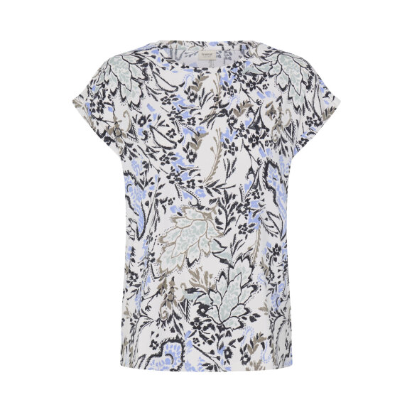 Fransa t-shirt - blå/mint/off - Dame - T-shirts - FRANSA Fransa t-shirt - blå/mint/off - Dame - T-shirts - FRANSA