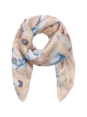 Marta Tørklæde - Sand/blomster - Tørklæder - MARTA