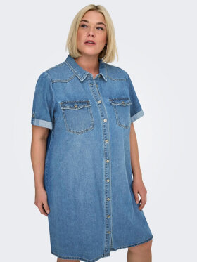 Only Carmakoma denimkjole - Kjoler til plus size kvinder - ONLY CarmaKoma
