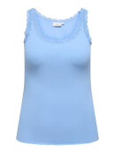 Only Carmakoma top - lysblå - Overdele til Plus size - ONLY CarmaKoma