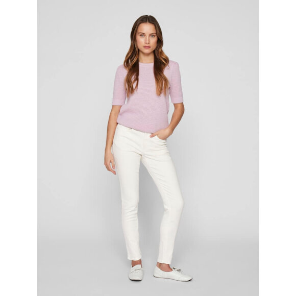 Vila Jeans RW Skinny Fit - White Denim - Dame - Jeans - VILA