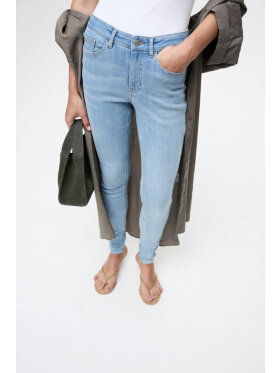 Vila Jeans RW Skinny Fit - Light Blue - Dame - Jeans - VILA