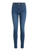 Vila Jeans RW Skinny Fit - Medium blue - Dame - Jeans - VILA