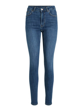 Vila Jeans RW Skinny Fit - Medium blue - Dame - Jeans - VILA