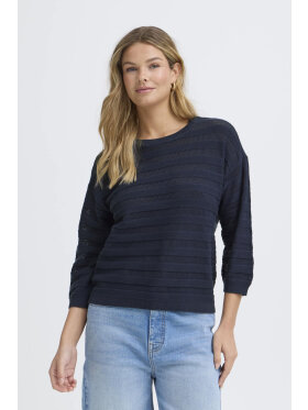 Fransa Strik - Navy - Lækre striktrøjer til kvinder - FRANSA