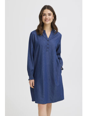 Fransa Kjole - denim - Mellemlange kjoler - FRANSA