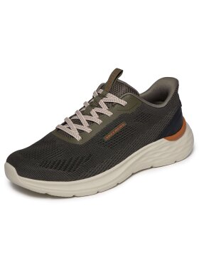 Skechers sneakers slip-ins - Oliven  - Herre - Sneakers - Skechers
