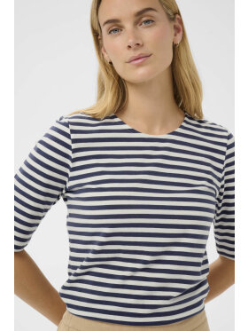 Part Two T-Shirt - blå/off - Dame - T-shirts - Part Two