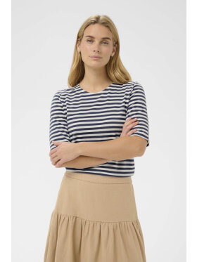 Part Two T-Shirt - blå/off - Dame - T-shirts - Part Two