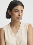 Pulz Top - sand - Toppe til dame - Sommertoppe mm. - PULZ Jeans