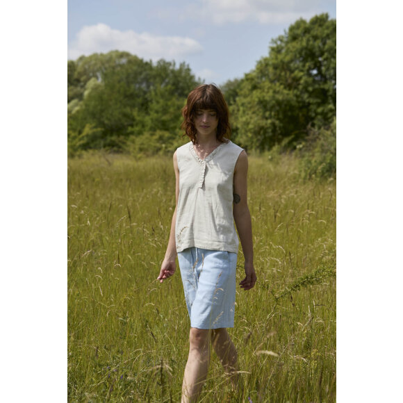 Pulz Top - sand - Toppe til dame - Sommertoppe mm. - PULZ Jeans