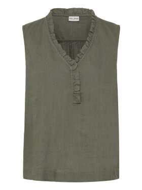 Pulz Top - grøn - Toppe til dame - Sommertoppe mm. - PULZ Jeans