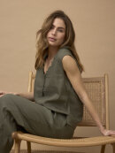 Pulz Top - grøn - Toppe til dame - Sommertoppe mm. - PULZ Jeans