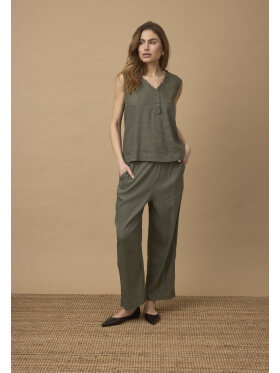 Pulz Top - grøn - Toppe til dame - Sommertoppe mm. - PULZ Jeans