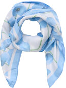 Marta Tørklæde - blå/blomster - Tørklæder - MARTA