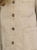 Pulz Jakke/Skjorte - Camel - Denim jakker - PULZ Jeans