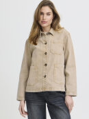 Pulz Jakke/Skjorte - Camel - Denim jakker - PULZ Jeans