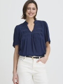 Fransa Bluse - Navy - Dame - Bluser - FRANSA