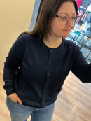 Brandtex cardigan - marine - Lækre striktrøjer til kvinder - Brandtex