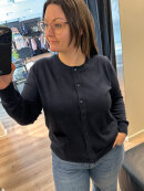 Brandtex cardigan - marine - Lækre striktrøjer til kvinder - Brandtex