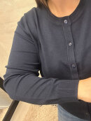 Brandtex cardigan - marine - Lækre striktrøjer til kvinder - Brandtex