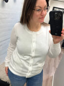 Brandtex cardigan - off white - Lækre striktrøjer til kvinder - Brandtex