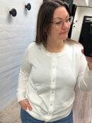 Brandtex cardigan - off white - Lækre striktrøjer til kvinder - Brandtex