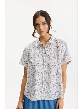 In Front Skjorte - blå/off - Skjorter til kvinder - IN FRONT