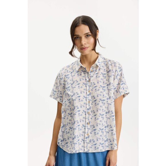 In Front Skjorte - blå/off - Skjorter til kvinder - IN FRONT