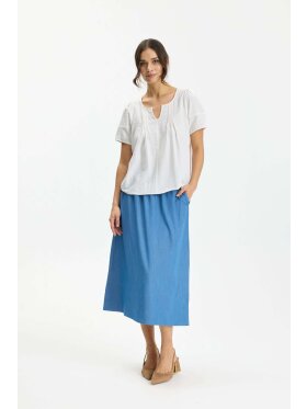 In Front Bluse - Hvid - Dame - Bluser - IN FRONT