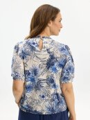 In Front Bluse - Hvid/navy - Dame - Bluser - IN FRONT