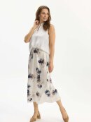 In Front Nederdel - Champagne/blomster  - Dame - Nederdele - IN FRONT