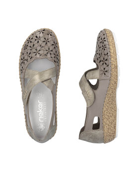 Rieker flade sko - beige - Dame - Sko - Rieker