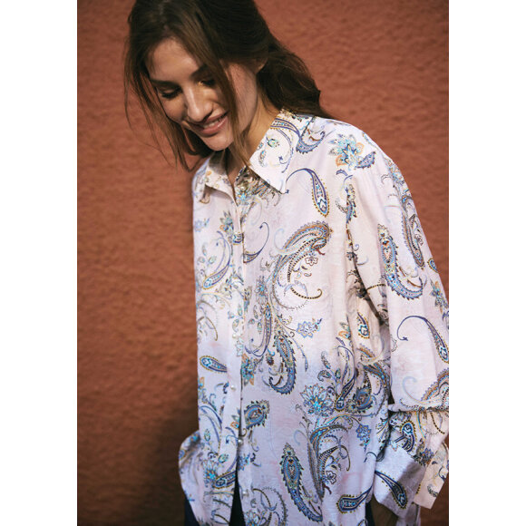 Soulmate skjorte - rosa print - Skjorter til kvinder - Soulmate