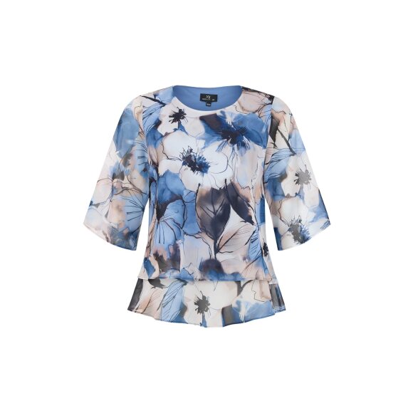 Molly Jo Bluse - Blomster/blå - Dame - Bluser - Molly-Jo